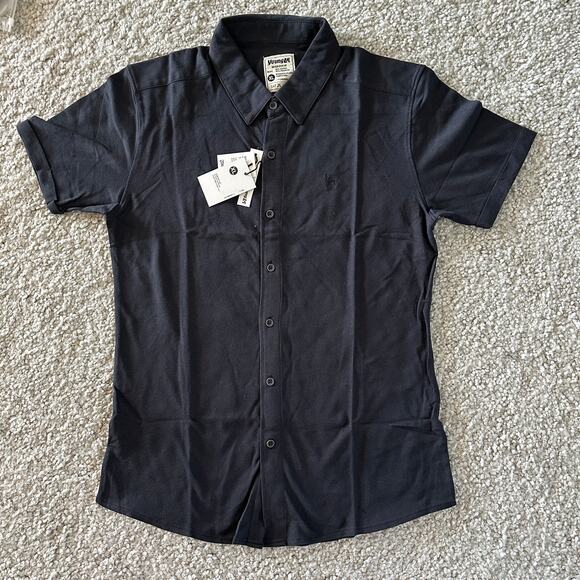 YoungLA Other - Men's YoungLA 418 SlimFit Dress Shirts Athletic Fitted Button Up, XL, NWT , Coal